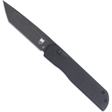 Picture of CobraTec CobraTec Prowler G-10 Button Lock Tanto Bld Knife Folding Blade Black CTPLRBLKBLTNS 753389273410