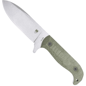 Picture of CobraTec CobraTec PSK Knife Black Dark Stonewash Fixed Blade OD Green Satin Stonewash CTPSKODGMCASSW 753389273021