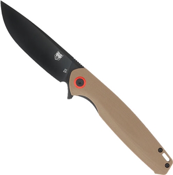 Picture of COBRATEC RATH 3.5" FOLDER BROWN D2 BLACK BLADE CTRATHBRN