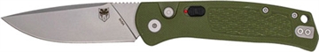 Picture of COBRATEC RECON PUSH BUTTON AUTO 3.12" OD GREEN G10 CTRECODG