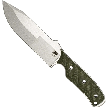 Picture of CobraTec CobraTec Recondo Fixed Blade Knife Fixed Blade OD Green/Satin Stonewash CTRCOMCODGSSW