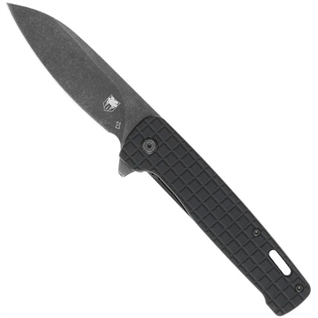 Picture of CobraTec CobraTec Rhino Knife Folding Blade Black CTBLKRHINO 099654042573
