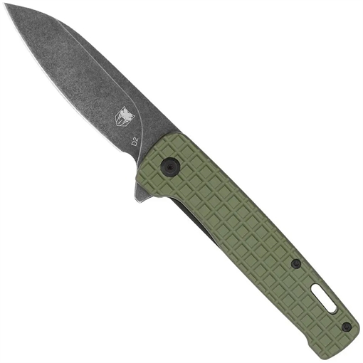 Picture of CobraTec CobraTec Rhino Knife Folding Blade OD Green CTGRNRHINO 099654043037