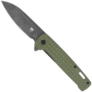 Picture of CobraTec CobraTec Rhino Knife Folding Blade OD Green CTGRNRHINO 099654043037