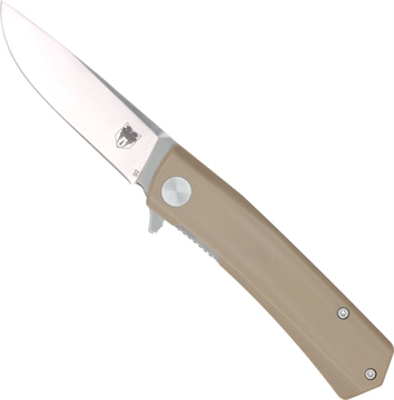 Picture of COBRATEC SERPENT FOLDER 3" SS/TAN D2 BLADE G-10 SCALES CTSRPTAN