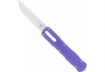 Picture of COBRATEC SMALL RAPTOR OTF PURPLE 2.5" DROP POINT CTSRPTPURDNS