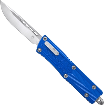 Picture of COBRATEC SMALL SIDEWINDER OTF BLUE 2.5" DROP POINT SBLUSWDNS