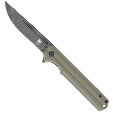 Picture of CobraTec CobraTec Streamline G-10 Folder Knife Folding Blade OD Green CTODGG10SL 099654042627