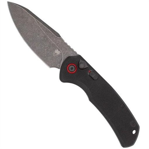 Picture of CobraTec CobraTec Vanguard Auto Folding Knife Auto Folding Blade Black CTVGDBLK