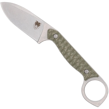 Picture of CobraTec CobraTec Wolfteeth Knife Fixed Blade OD Green CTWLTODG 099654046397