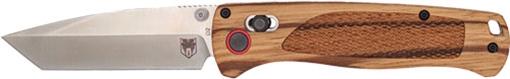 Picture of CobraTec CobraTec Zebrawood Bar Lock Tanto Blade Knife Folding Blade Zebrawood Silver CTZWDBLTNS