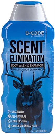Picture of Code Blue Body Wash/Shampoo Scent Eliminator Odorless 12 oz Squeeze Bottle OA1308