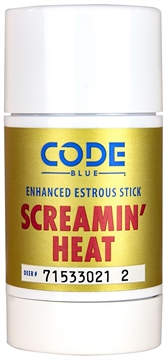 Picture of Code Blue Screamin' Heat Stick Doe Urine Scent Wax 2.60 oz Scent Stick OA1418