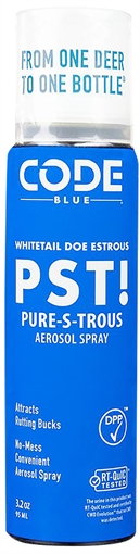Picture of Code Blue Doe PST! Pure-S-Trous Estrous Aerosol Spray 3.2 oz OA1433