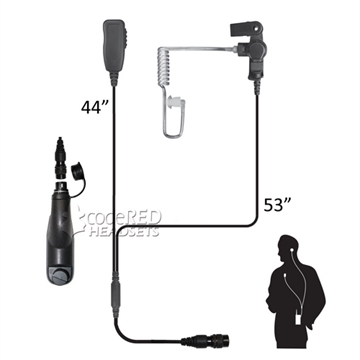 Picture of Code Red Headsets Investigator Two-Wire Microphone Investigator-M7