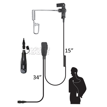 Picture of Code Red Headsets Sherlock QD Lapel Microphone Sherlock-QD-M7