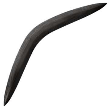 Picture of Cold Steel Boomerang Non-Returning Black Polypropylene 28" Long CS92BRGB