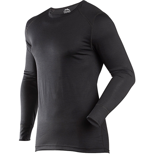 Picture of ColdPruf ColdPruf Classic Merino Crew Baselayer Black Medium 88AMDBK