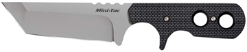 Picture of Cold Steel Tac Mini 3.75" Fixed Plain Tanto Japanese AUS-8A SS Blade/ Black Griv-Ex Handle 49HTF
