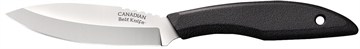 Picture of Cold Steel CS Canadian Belt 4" Fixed Drop Point Plain Cryo Quenched 4116 SS Blade, 4.50" Black Textured Polypropylene Handle CS 20CBL