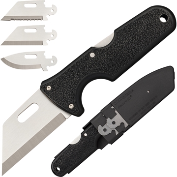 Picture of Cold Steel Click-N-Cut Exchangeable Blade Knife Black BDS - 2-1/2" Blade Satin CS-40A