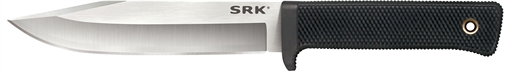 Picture of Cold Steel CS-35AN San Mai SRK 6" Fixed Plain Satin VG-10 San Mai Blade/Black Checkered w/Finger Guard Kray-Ex Handle CS35AN