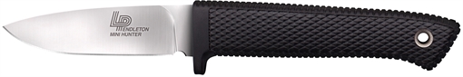 Picture of Cold Steel CS-36LPMF Pendleton Mini Hunter 3" Fixed Plain Stone Washed American CPM 3V High Carbon Steel Blade/Black Textured Kray-Ex Handle Includes Sheath CS36LPMF