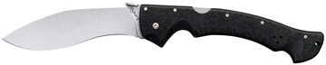 Picture of Cold Steel CS-62JL Rajah II 6" Folding Plain Stone Washed Japanese AUS-10A SS Blade/ Black Griv-Ex Handle CS62JL