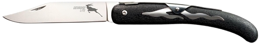 Picture of Cold Steel Kudu Lite, Folding Knife, Silver, Plain Edge, Clip Point, 4.25" Blade, Stonewashed Finish, 5Cr15MoV, Black Handle CS-20KJ CS20KJ