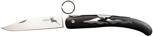 Picture of Cold Steel Kudu 4.25" Folding Plain Mirror Polished 5Cr15MoV SS Blade/ Black Woodgrain Zy-Ex Handle CS20KK