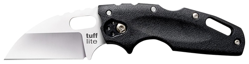 Picture of Cold Steel Tuff Lite 2.50" Folding Sheepsfoot Plain AUS-8A SS Blade, 3.50" Black Textured Griv-Ex Handle CS20LTZ