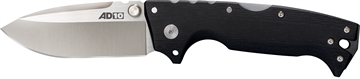 Picture of Cold Steel AD-10 4" Folding Drop Point Plain S35VN SS Blade/Black G10 Handle Includes Pocket Clip CS28DD