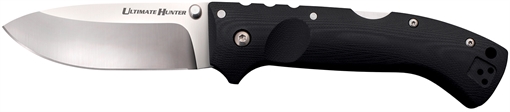 Picture of Cold Steel Ultimate Hunter 3.50" Folding Drop Point Plain American S35VN Blade/5" Black G10 Handle Includes Belt Clip CS30U