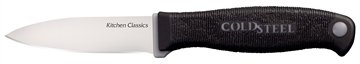 Picture of Cold Steel Kitchen Classics Paring 3" Fixed Plain Cryo 4116 SS Blade/4" Black Kray-Ex Handle CS59KSPZ