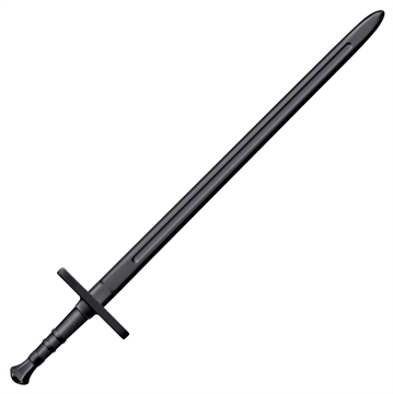 Picture of Cold Steel Hand & A Half Training Sword 34" Fixed Plain Black Polypropylene CS92BKHNH