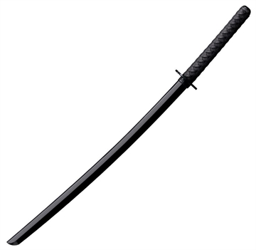 Picture of Cold Steel Bokken Training Sword 30" Fixed Plain Black Polypropylene Blade 11.50" Black Imitation Cord Wrap Polypropylene Handle CS92BKKC