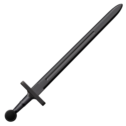 Picture of Cold Steel Medieval Training Sword 32.25" Sword Plain Black Polypropylene Blade/7.25" Black Polypropylene Handle CS92BKS
