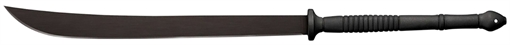 Picture of Cold Steel Thai 22" Black Matte Baked-On Anti Rust 1055 Carbon Steel Blade/ Flat, Oval Black w/Steel Guards Polypropylene Handle 36.50" Long Includes Sheath CS97THAMS
