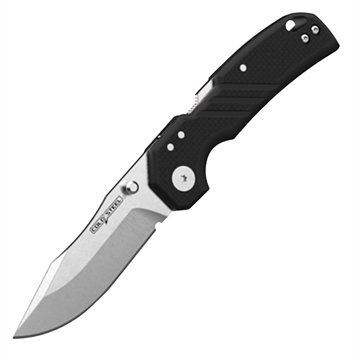 Picture of Cold Steel Engage 3" Folding Clip Point Plain Satin S35VN SS Blade/4.11" Black G10 Handle Includes Belt Clip CSFL30DPLCS35
