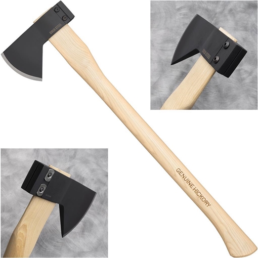 Picture of Cold Steel Hudson Bay Camp 4.13" Plain 1055 Carbon Steel Blade American Hickory Handle 27" CS90QB