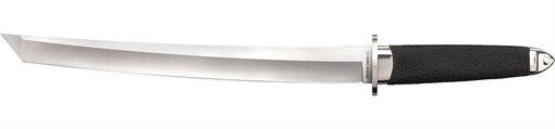 Picture of Cold Steel Magnum Tanto XII 12" Fixed Tanto Plain Satin VG-10 San Mai Blade/Black Textured/Oval Kray-Ex Handle Includes Sheath CS35AE