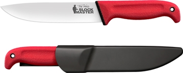 Picture of COLD STEEL SLOCK MASTER 6.75" PLAIN EDGE BLADE RED TIM WELLS CS20VSTW