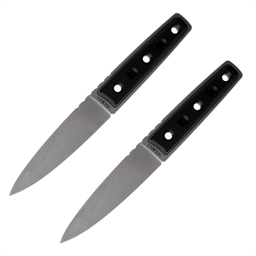 Picture of Cold Steel Stickman Holdout Fixed Throwing Knife 5-1/2" Dagger Blade Black 2/ct CS-TH-58FXD