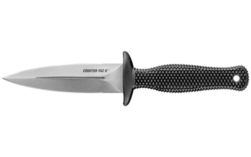 Picture of COLD STEEL COUNTER TAC II 6.75 IN OAL 3.375 IN FIXED DOUBLE EDGE BLADE W SECURE-EX SHEATH ( BOX ) CS-10BCTM