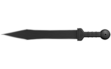 Picture of Cold Steel Gladius 18" Black Matte Baked-On Anti Rust 1055 Carbon Steel Blade/ Black Polypropylene Handle 25.88" Long Includes Sheath CS97GMS