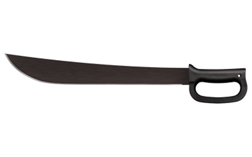 Picture of Cold Steel CS97AD18S Latin D-Guard Black Matte Baked-On Anti Rust 65Mn Carbon Steel Blade, Black Polypropylene Handle, 23.63" Long Includes Sheath CS97AD18S CS-97AD18S