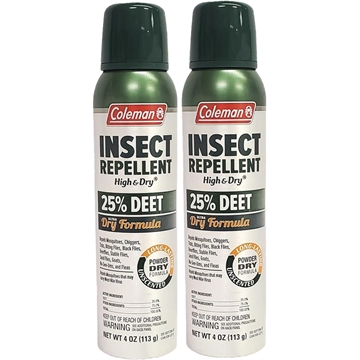 Picture of Coleman Coleman High & Dry Insect Repellent 25% Deet - Twin Pack 3680932 75142