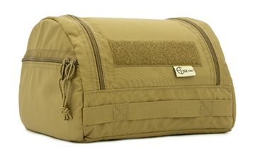 Picture of Cole-TAC Brain Bucket Bag, 16 Liter Capacity, 1000 Denier Nylon, Coyote Brown NVB102