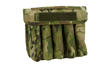 Picture of Cole-TAC Can Caddy, Standard Size, 500 Denier Nylon, 9.25"x10.5"x2.5", Multicam, 5 Slots for Suppressor Storage CD103