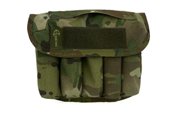 Picture of Cole-TAC Can Caddy, Mini, 500 Denier Nylon, 6.5"x7.5"x2.0", Multicam, 5 Slots for Suppressor Storage CD204